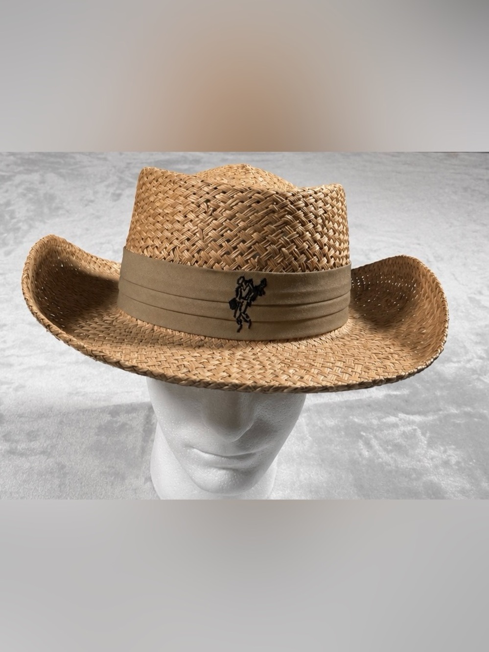 Ashworth Straw Cowboy Hat Western Golf Sun Hat USA Made One Size